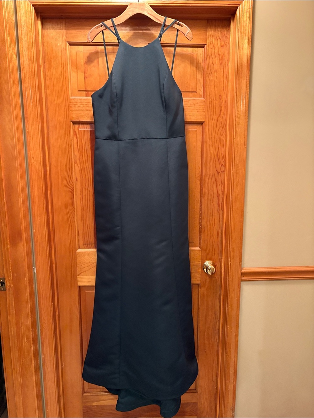 Amsale Hunter green size 14 Elegant Sleeveless Maxi Dress